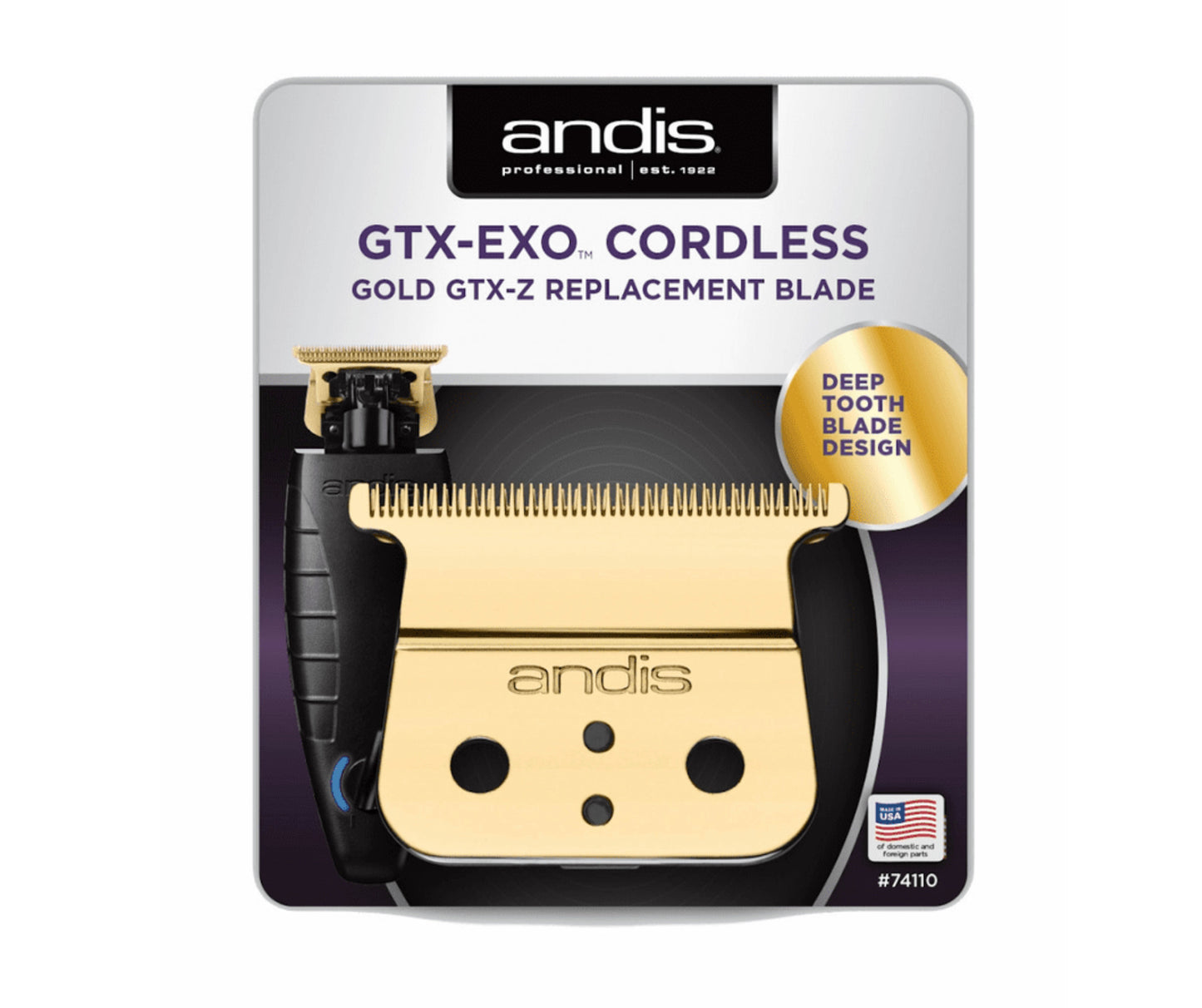 Andis Gold Deep Tooth GTX-EXO Replacement Blade