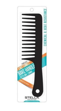 Stella-Rake Handle Styling Comb (10 Inch Long)