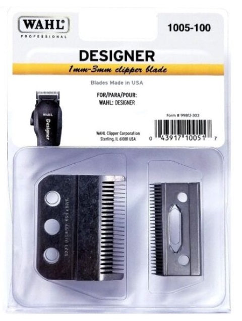 Wahl Blade 1005-100 3 hole-Designer (Adjusto-Lock Clipper Blade)