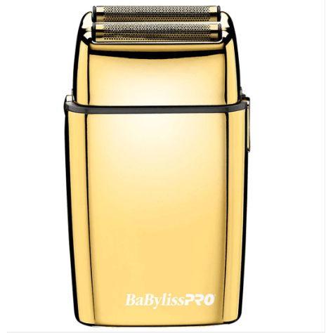 BaBylissPRO® FOILFX02™ Cordless Gold Metal Double Foil Shaver
